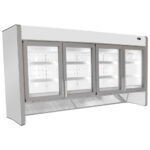 Upper freezer deck 4 glass doors for BCZ0022, -16°/-24°C, 878 (554) litres