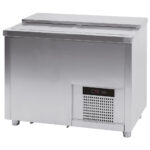 Bottles cooler 223 litres in stainless steel with 2 sliding lids