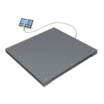 Floor scale, weighing range maximum 1500 kg, readout 500 g