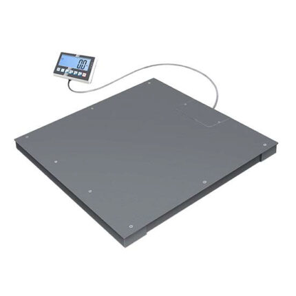 Floor scale, weighing range maximum 600 kg, readout 200 g