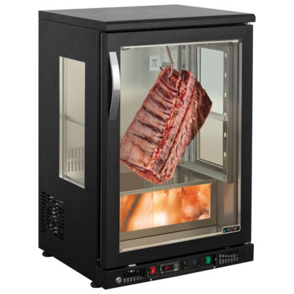 Meat aging display with 1 door and humidity control, wall modell, 103 litres