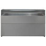 heated bakery counter 2227 mm with vertical glass front, +65°C