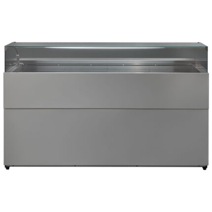 heated bakery counter 2227 mm with vertical glass front, +65°C