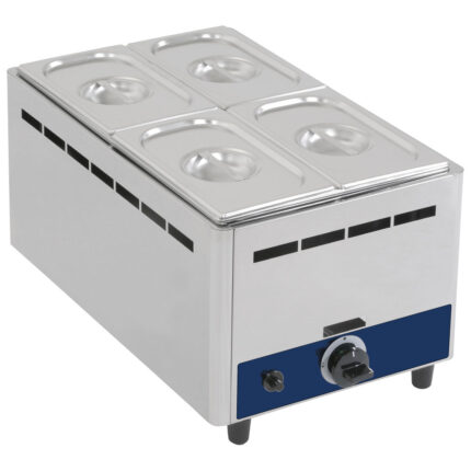 gas bain-marie, tabletop, 1 bowl GN h=150 mm - LPG