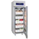 Refrigerator 400 litres for fish made of stainless steel with static cooling, 0°/-5°C