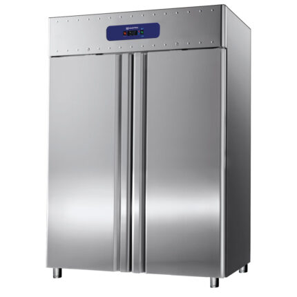 Freezer 1400 litres made of stainless steel, GN 2/1, -10°/-25°C, 85 mm insulation