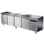 Refrigerated counter 600 mm 4 doors 430x325 mm, -2°/+8°C