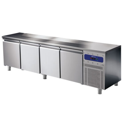 Refrigerated counter 600 mm 4 doors 430x325 mm, -2°/+8°C