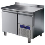 Refrigerated counter 1 door GN 1/1 with upstand, -2°/+8°C