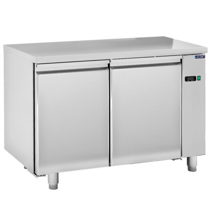 Freezer counter 2 doors GN 1/1 for remote cooling, -10°/-25°C