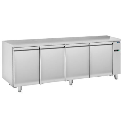 Freezer counter 4 doors GN 1/1 for remote cooling, -10°/-25°C