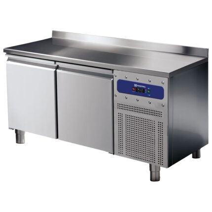 Freezer counter 2 doors GN 1/1 with upstand, -10°/-20°C