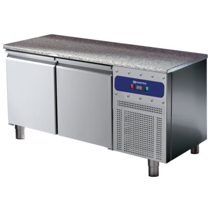 Refrigerated pastry counter 2 doors 600x400 mm, granite top, -2°/+8°C