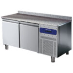 Refrigerated pastry counter 2 doors 600x400 mm, granite top with upstand, -2°/+8°C