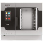 Electric combi steamer with direct injection and automatic cleaning, 7x GN 1/1 - TOUCH SCREEN