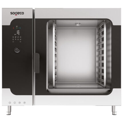 Electric combi steamer with direct injection and digital controller, 10x GN 2/1