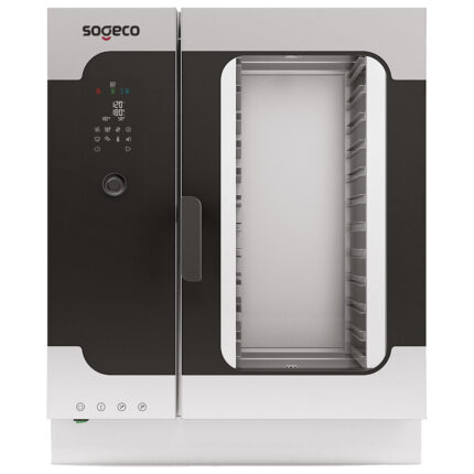 Electric combi steamer with direct injection and digital controller, 11x GN 1/1