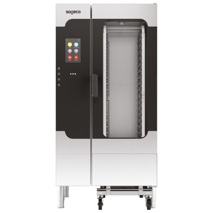 Electric combi steamer with direct injection and automatic cleaning, 20x GN 1/1 - TOUCH SCREEN