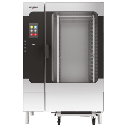 Electric combi steamer with direct injection and automatic cleaning, 20x GN 2/1 - TOUCH SCREEN
