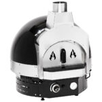 Gas pizza oven for 2 pizzas ø 300 mm, coloured black - LPG
