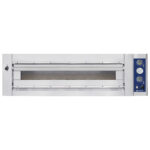 Electric pizza oven for 6 pizzas ø 35 cm, mechanical control