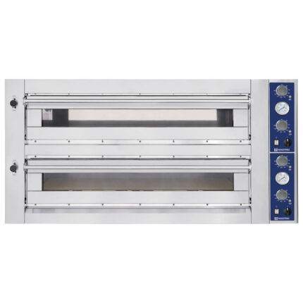 Electric pizza oven for 6+6 pizzas ø 35 cm, mechanical control