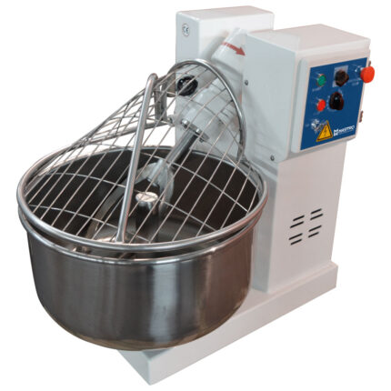Forked mixer, 75 kg doug and 125 litres bowl, 2 speeds with timer
