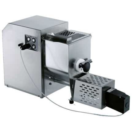 pasta machine with pasta cutter, bowl 10 lt., 8 kg/h