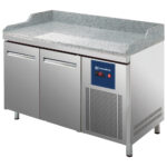 Pizza counter with 2 doors 600x400 mm