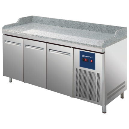 Pizza counter with 3 doors 600x400 mm