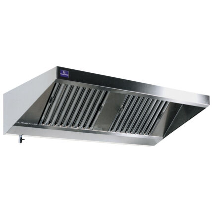 wall-mounted hood Snack version with lighting, 2800x1100 mm