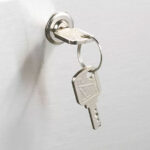 Lock for work / sink unit on cupboards with sliding doors (specify by ordering)