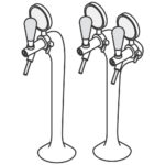 Pinning column, single
