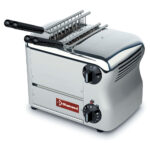 Electric toaster (croque-monsieur), 2 tongs - Stainless steel.