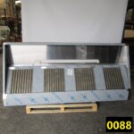 Wall-mounted hood Snack version with motor, lighting and speed governor, 2400x1100 mm - DAMAGED