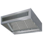 wall-mounted cubic infusion hood with integrated lighting, 1600x1300 mm