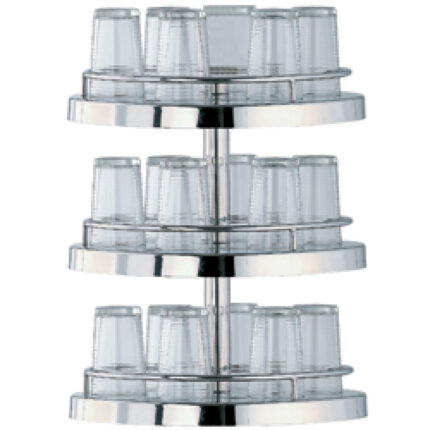 3-level structure for glasses and jugs, Ø 400 mm