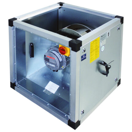 Airbox with high-efficiency EC motor outside the airflow, 8150 m³/h