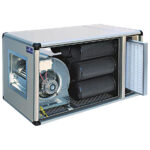 filtration and deodorization unit with direct motor, 3000 m³/h