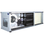 filtration and deodorization unit with transmission motor, 5300/7500 m³/h