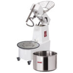 Spiral mixer 53 liters tilting head, removable bowl, 2 speeds, - Automatic, digital, on wheels