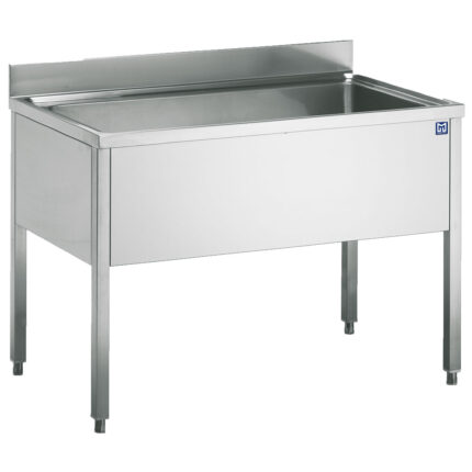 plonk unit with backsplash, without bottom shelf, 1800x700 mm