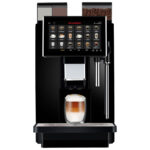 Fully automatic coffee machine, touch screen, 1 grinder, 2 instant modules, fresh milk, 80/100cups/h