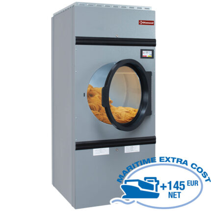 Electric rotary dryer, capacity 10 kg, with alternate rotation