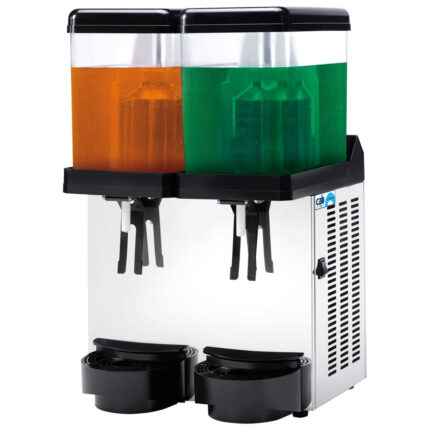 Cold drink dispenser, 2x 12 litres