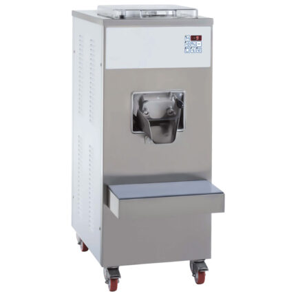 Vertical batch freezer with water cooling, production 75 litres/h