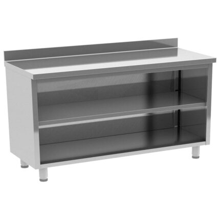 Back base with 1 intermediate shelf, 2000x600 mm