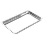 GN container in stainless steel, GN 2/3 h=20 mm