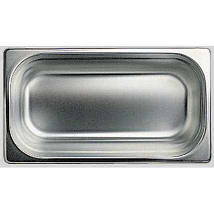 GN container in stainless steel, GN 1/3 h=40 mm