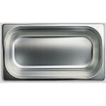 GN container in stainless steel, GN 1/3 h=200 mm